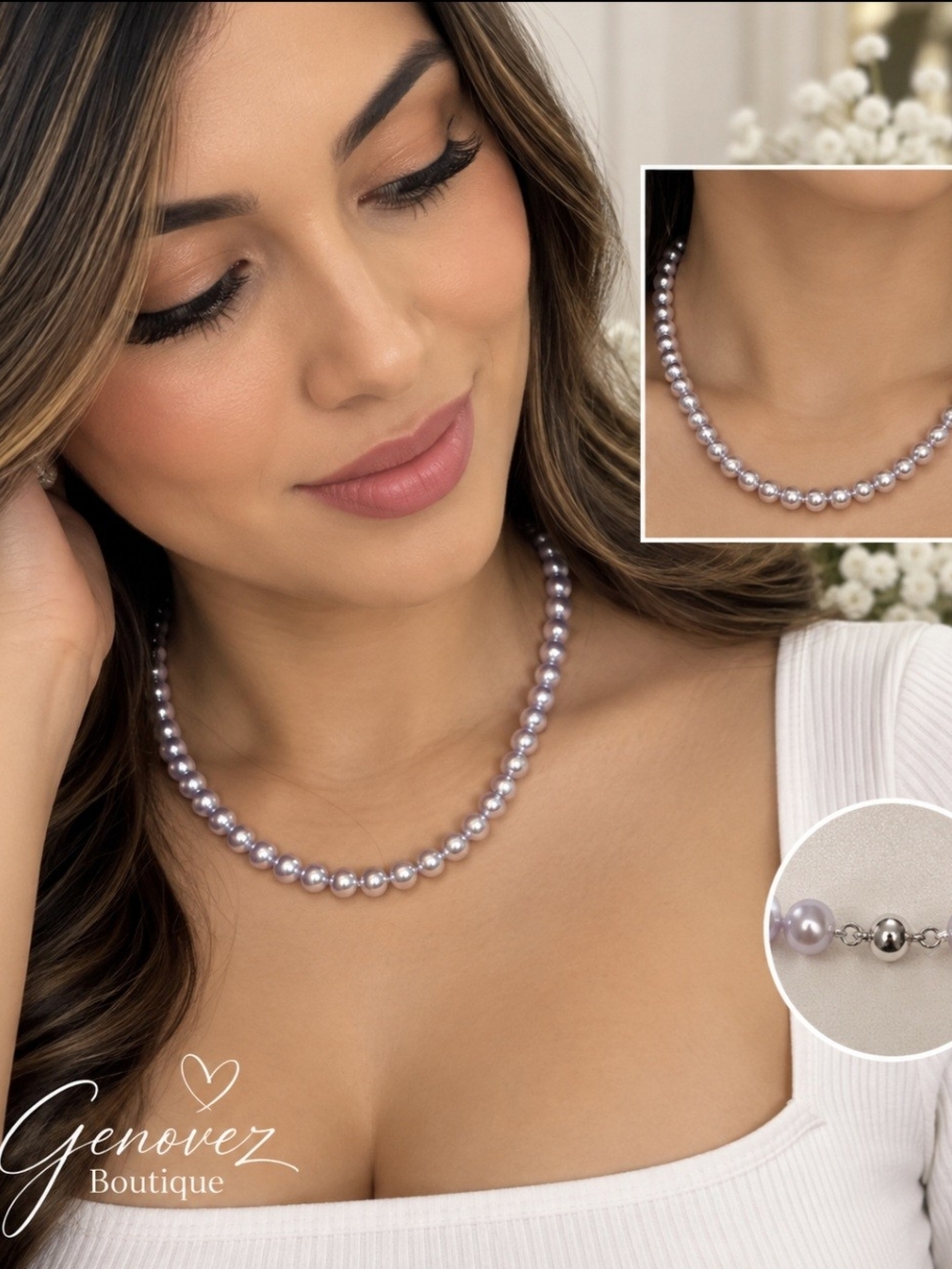 Pearl Beaded Necklace